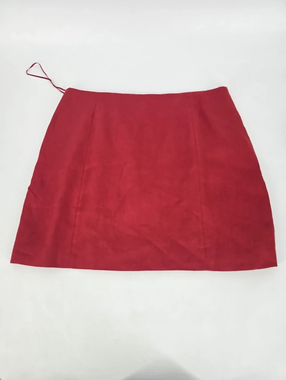 Reformation Grace Linen Two Piece Skirt Set in Sundried Tomato Red Size 4 NEW
